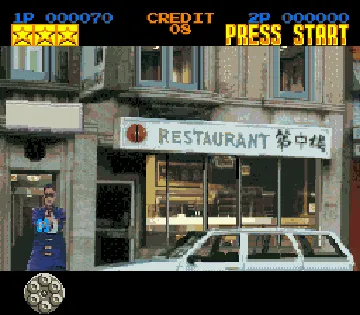 Lethal Enforcers (USA) screen shot game playing